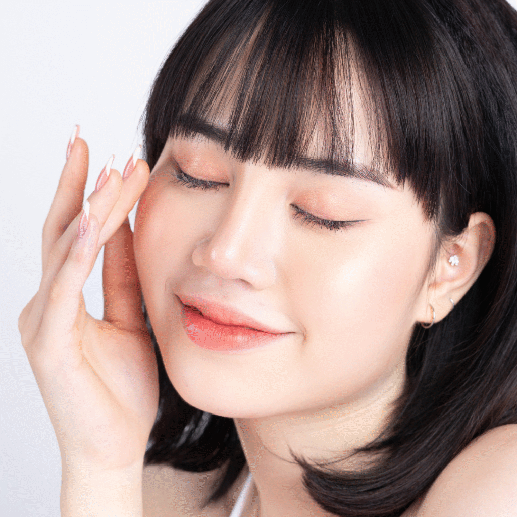 Korean glass skin treatment